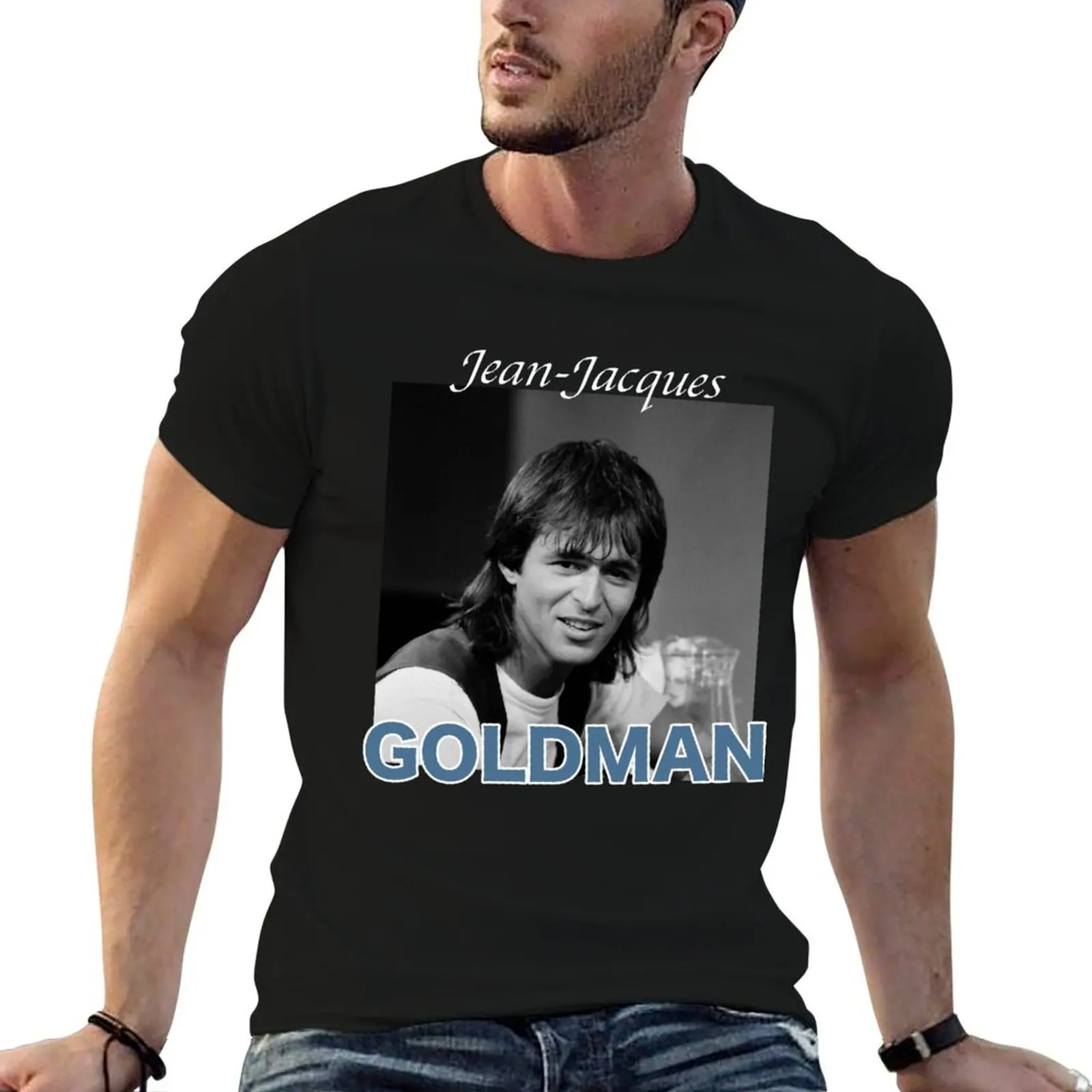 Jean-Jacques Goldman T-Shirt man t shirts graphic t shirts for man pack cotton t shirts for man graphic funny T-shirt