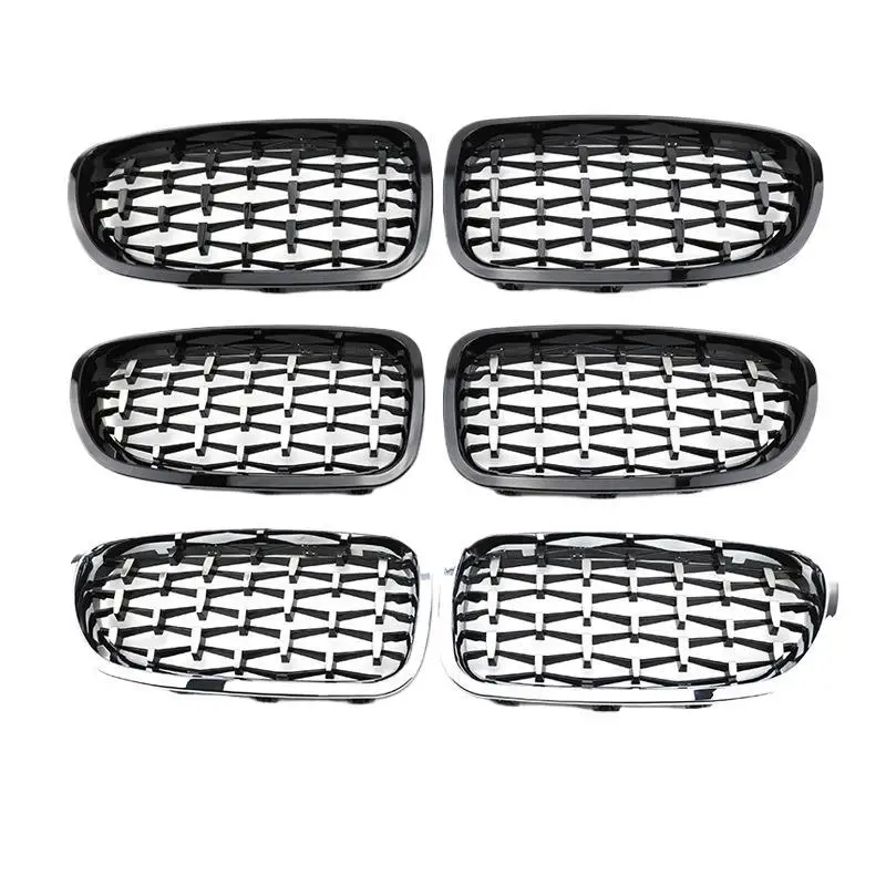 

Подходит для BMW 5 серии F10F18 2010–2017, изменен на цельночерную цыганскую звезду, китайскую сетку, полусеребряную переднюю решетку Gypsy Star.