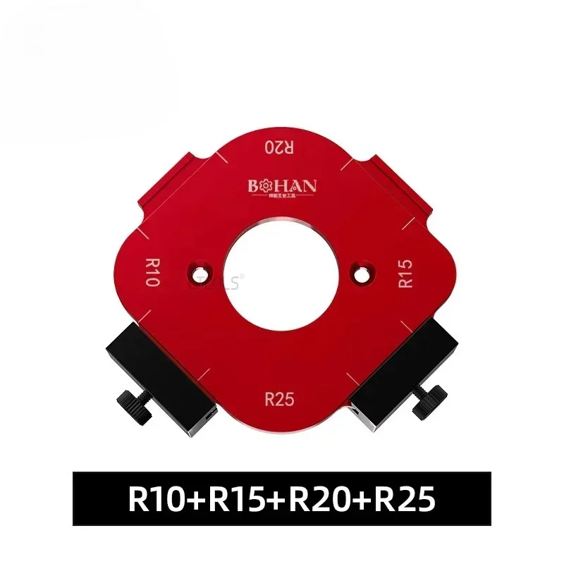 Trimming Machine Cutting Fillet Template R10-R50 Small Milling Mold Woodworking DIY Wardrobe Edge Trimming R-angle Arc Template