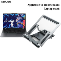 Aluminum Alloy Laptop Holder Stand Adjustable Foldable Portable for Notebook Computer Bracket Lifting Cooling Holder Non-slip