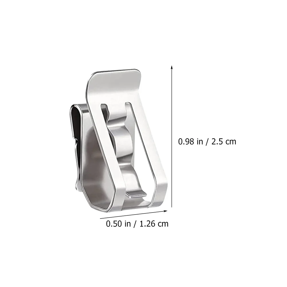 

50pcs Stainless Steel Solar Panel Photovoltaic Wire Clamps Trailer Frame Holder Durable Corrosion Resistant Easy Install No