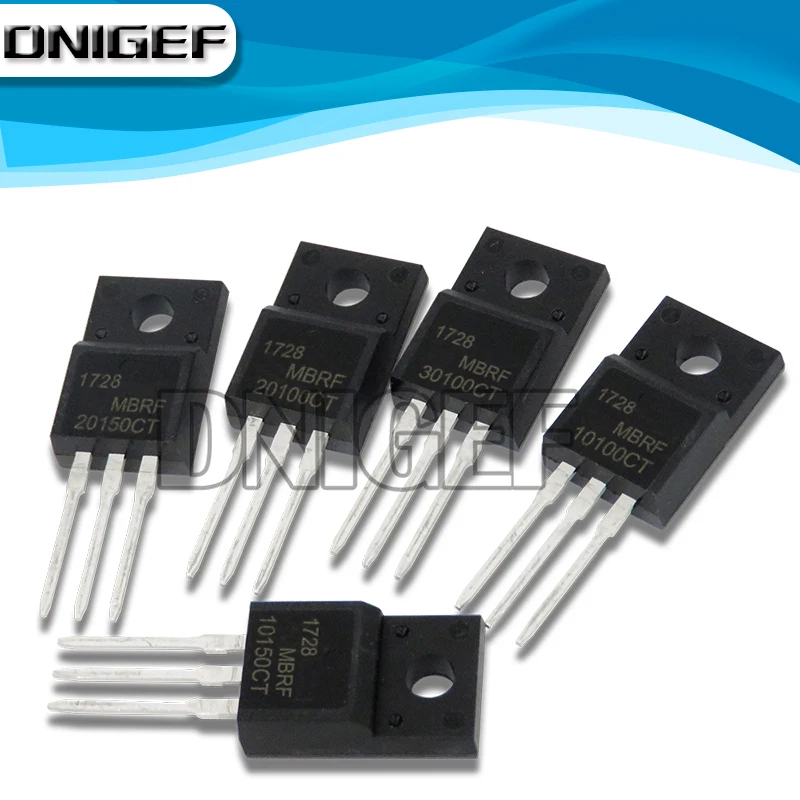 1 Uds MBRF20200CT TO-220F MBRF20200 MBRF10100CT MBRF10150CT MBRF10200CT MBRF20100CT MBRF20150CT MBRF30100CT MBRF2060CT