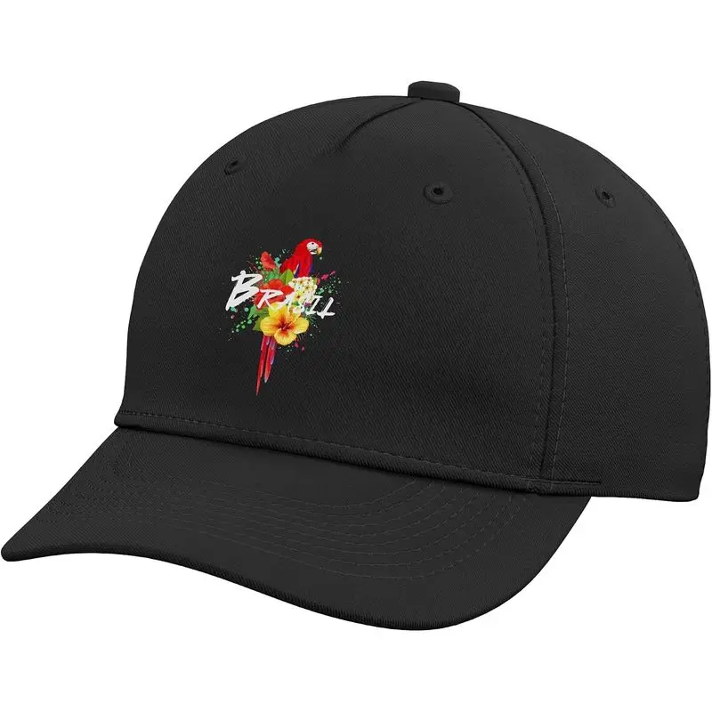 Brasil Parrot Colorful Brazil Brasilian Souvenir Vintage Adjustable Baseball Hat