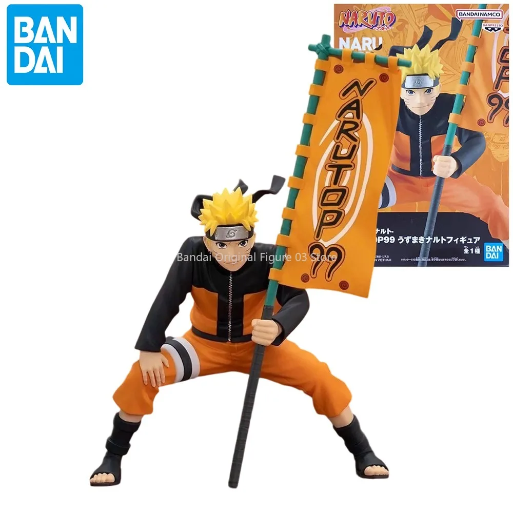 

Bandai Shippuuden Naruto Figure Global Character Popularity Ranking NARUTOP99 Carrying Flag Model Toy Action Boys Festival Gifts