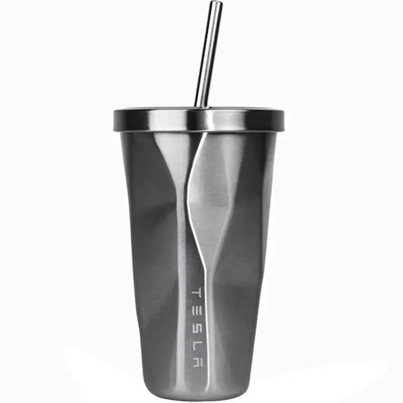 Tesla tumbler sippy cup car water cup modello 3/Y coffee portabicchieri per acqua in acciaio inossidabile