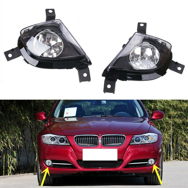 Fog Light Front Bumper Fog Lamp Assembly Driving Light For -BMW E90 E91 2009-2011 63177199893 63177199894