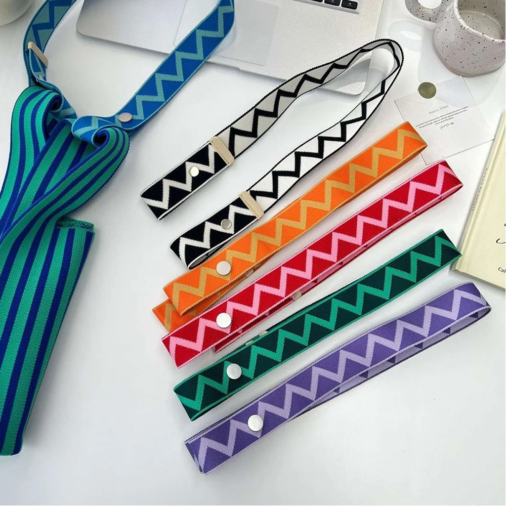 Adjustable Wide Bag Strap Woman Purse Extended Straps For Knit Handbag Strap Accessories Colorful Replacement Handbag Belt