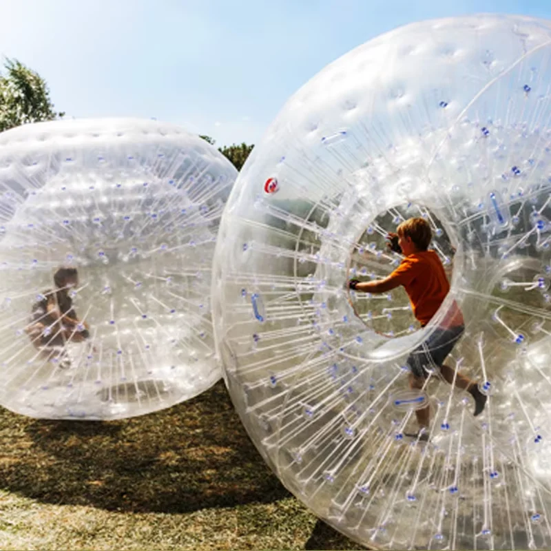 2.5m Dia ขนาดใหญ่ Inflatable Body Zorb Ball Air มนุษย์หนูแฮมสเตอร์ Ball Inflatable Rolling Zorb Ball