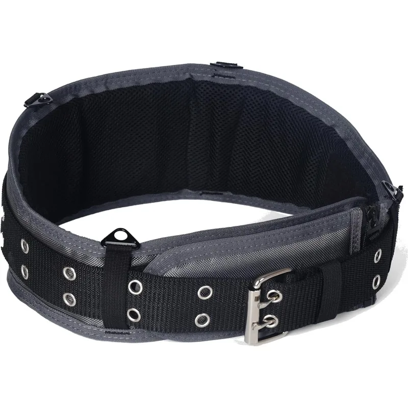 공구 벨트, 서스펜더와 자석 공구 파우치가 있는 남성용 공구 벨트. 헤비 듀티 목수/건설 공구 벨트.