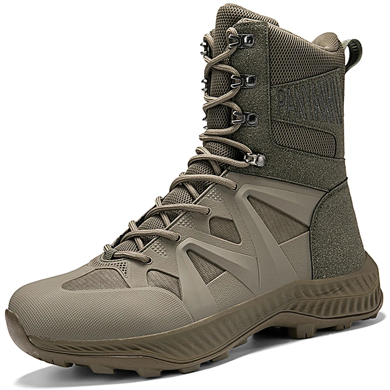 

High quality Men Desert Boots Anti slip Tactical Boots Wear resistant Comfort Hiking Boots Outdoor Shoes Combat Boots Male shoes