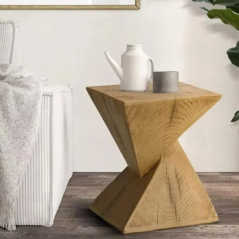 Natural color abstract hourglass structure is perfect for home decoration