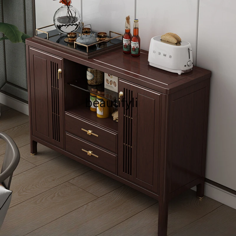 

Sideboard Cabinet Retro Style Tea Cabinet Multifunctional Living Room Storage Cabinet Cupboard XI Side Cabinet