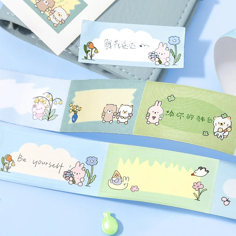 8팩/LOT 마루코 어드벤처 시리즈 귀엽고 사랑스러운 복고풍 장식 종이 마스킹 와시 테이프