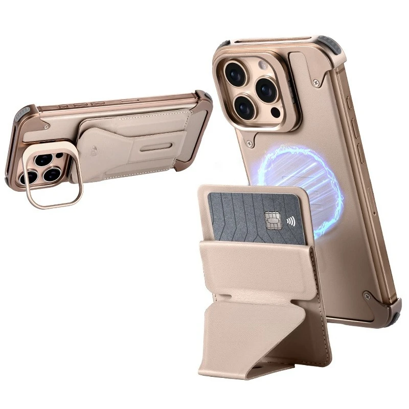 

One shell, borderless magsafe, magnetic removal card, shell, hidden bracket, mobile phone protective case.