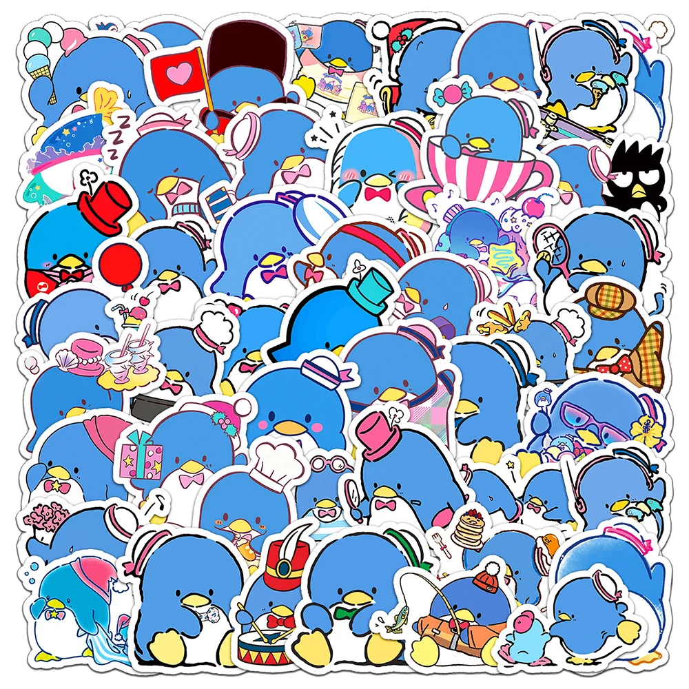 10/30/50pcs Cute TuxedoSam Stickers Sanrio Anime Graffiti Decals DIY Phone Skateboard Notebook Kawaii Cartoon Decal for Kids Toy