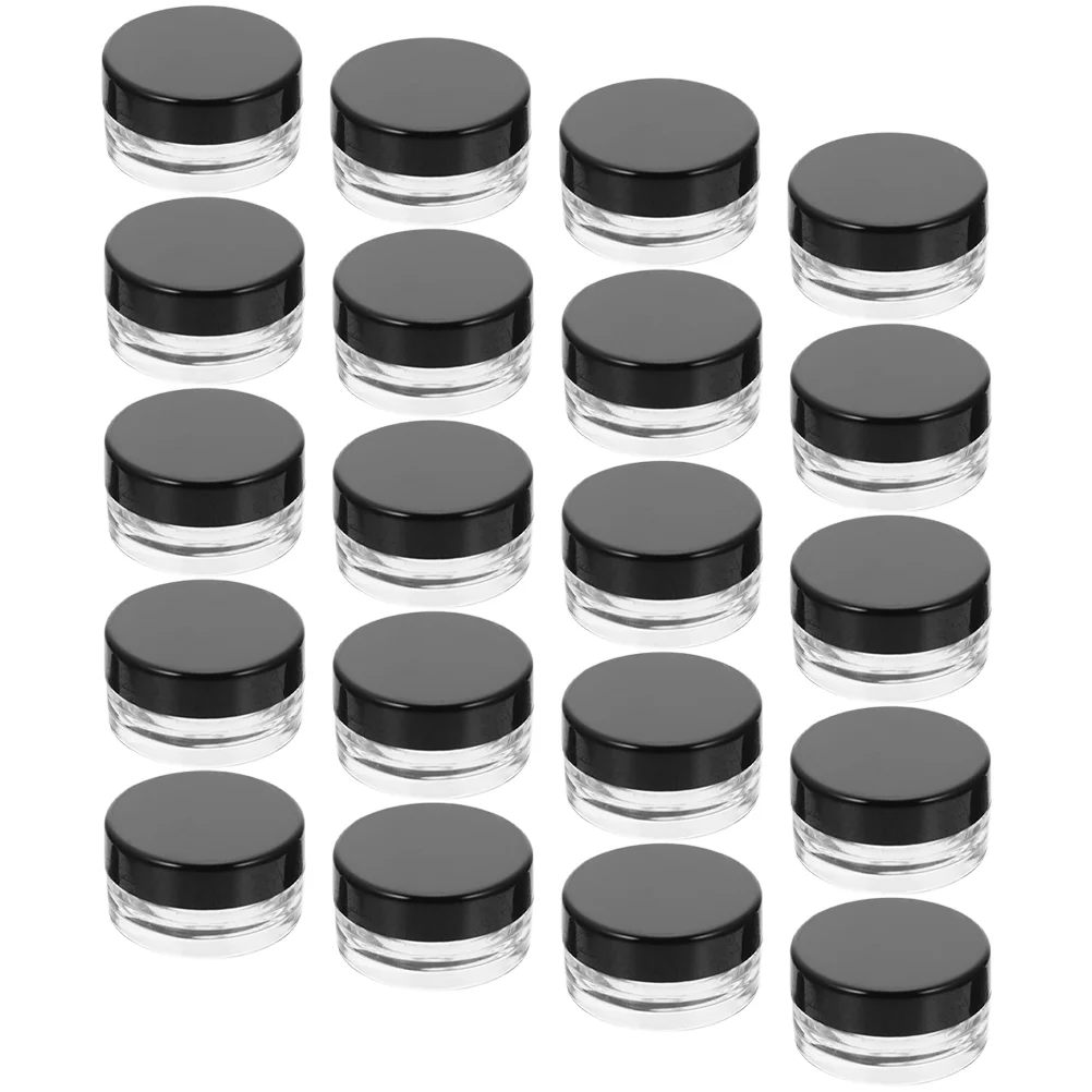 Sample Pots Round Jar Plastic Container Set Body for Moisturizer Buttercream