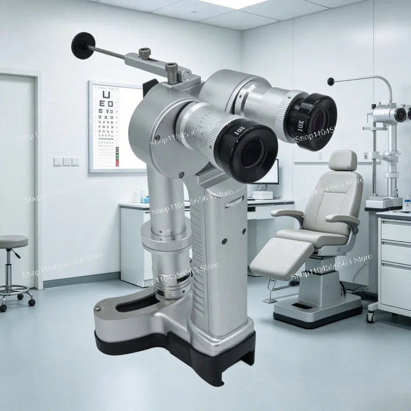 Portable Handheld LED Slit Lamp Microscope HSL-600 Ophthalmic Surgical Diagnostic Tool Veterinary