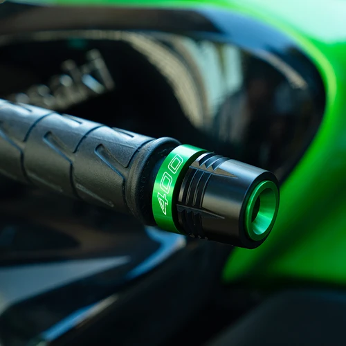 Imagen 2 del producto Para Kawasaki Z400 Z500 Z 400 500 Ninja400 Ninja500 SE 2019-2025 2024 2023 empuñaduras de manillar de motocicleta tapones de extremo tapas deslizantes