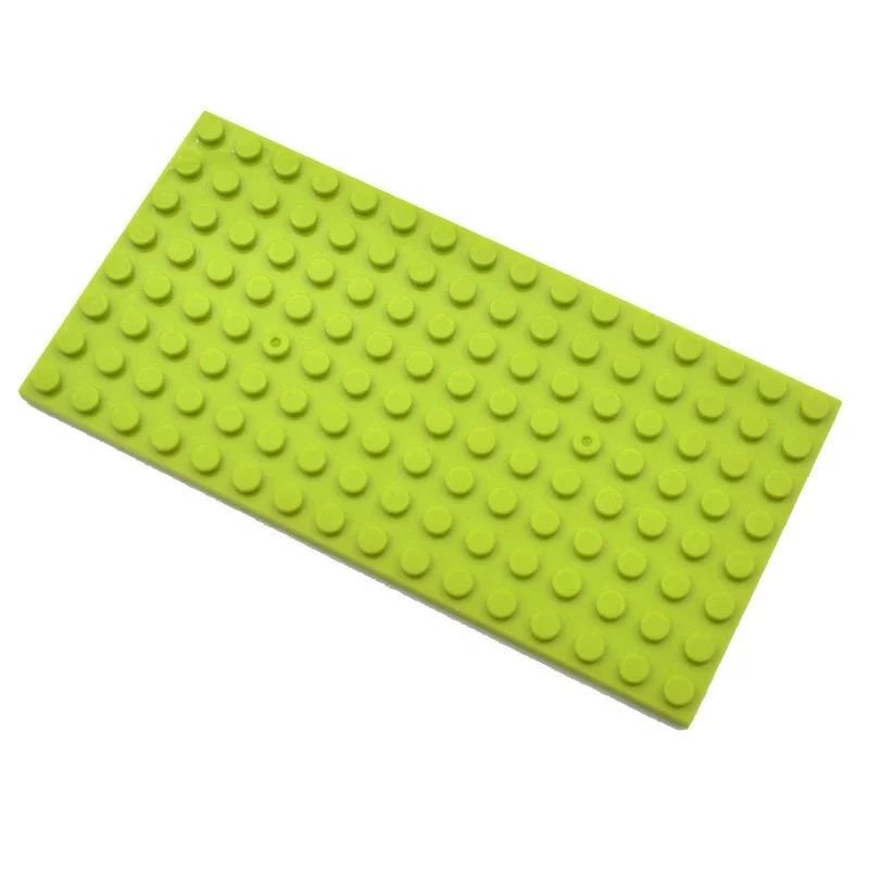 20 stücke Dünne 8x16 DIY Bausteine Zahlen Ziegel Punkte 12 Farbe Pädagogisches Kreative Kompatibel Mit 92438 Spielzeug für Kinder