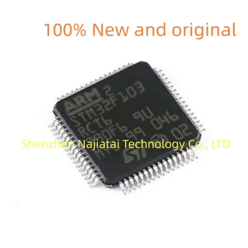 10PCS/LOT 100% New Original STM32F103RCT6 LQFP64 IC Chip