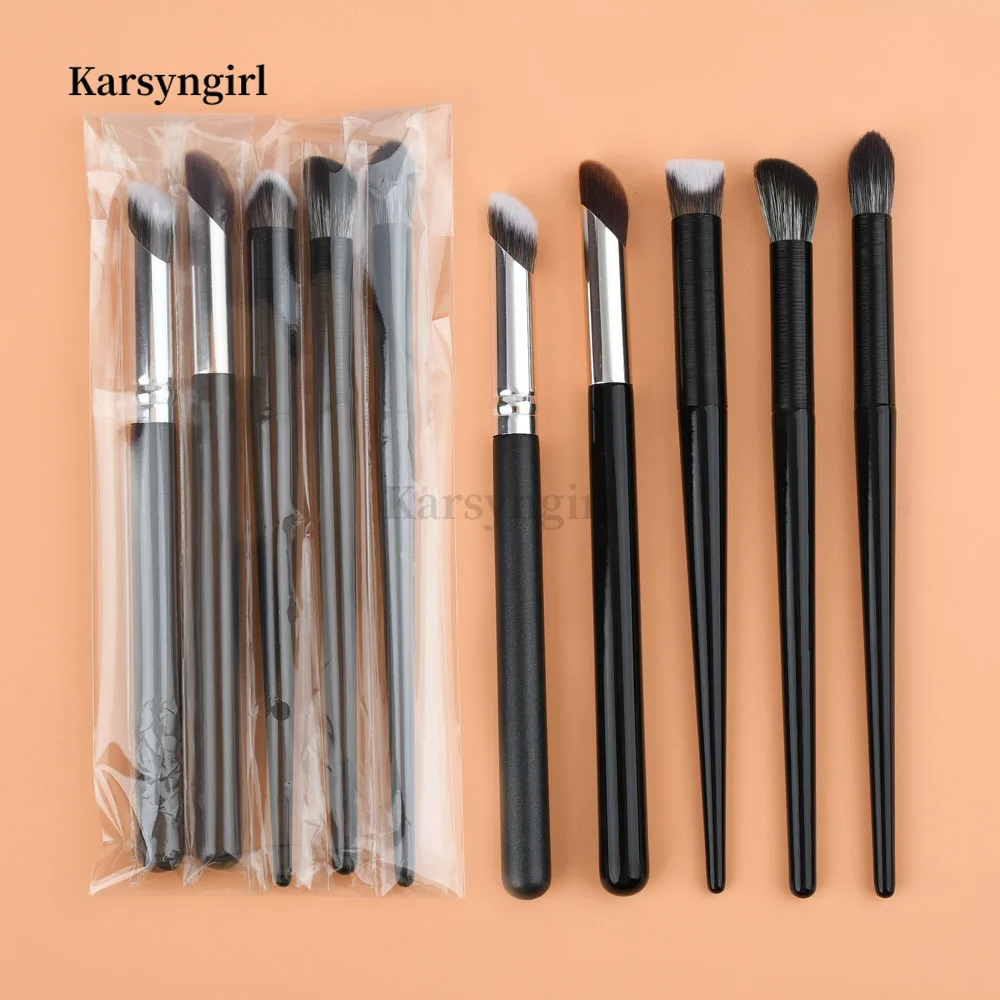 Karsyngirl 5Pcs Finger Belly Head Concealer Brush Professional Dark Circles Foundation Makeup Brushes Face Detail Beauty Tools