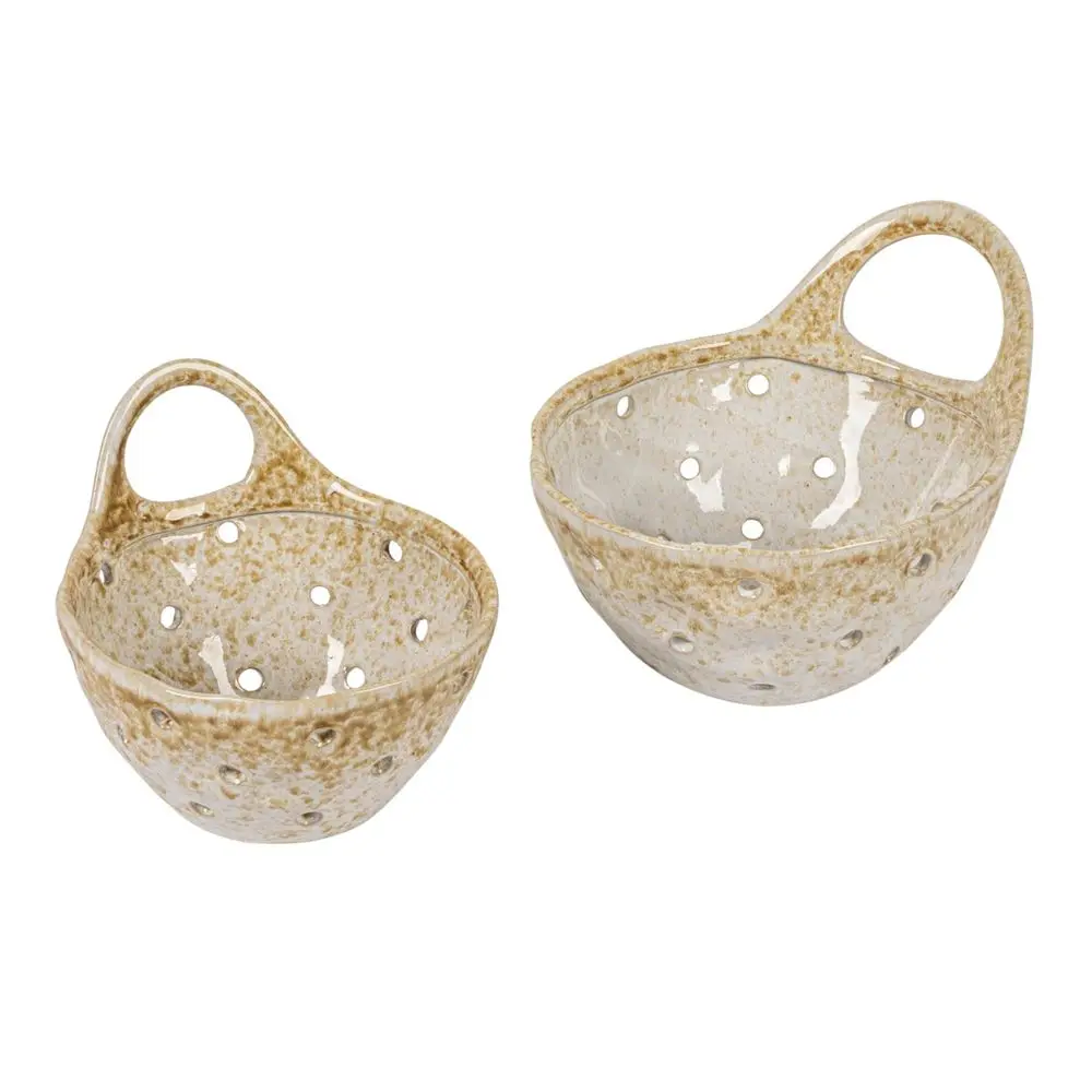 

Набор из 2-х керамических дуршлагов CoOp Stoneware с ручками