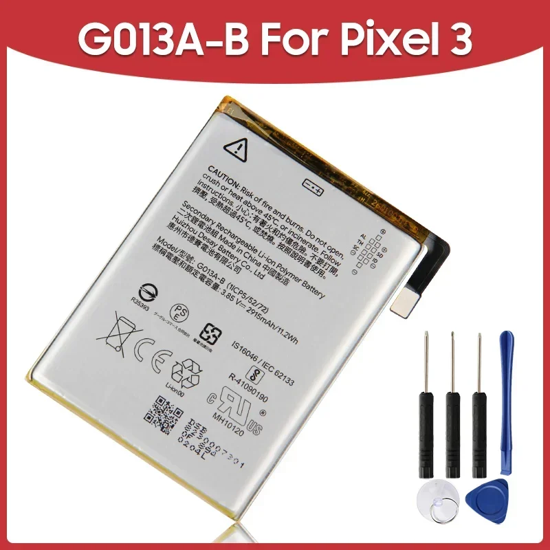 2024 Replacement Phone Battery G013A-B G013C-B For Google Pixel 3 Pixel3 Pixel 3XL Premium Rechargeable Batteries Long Lifespan