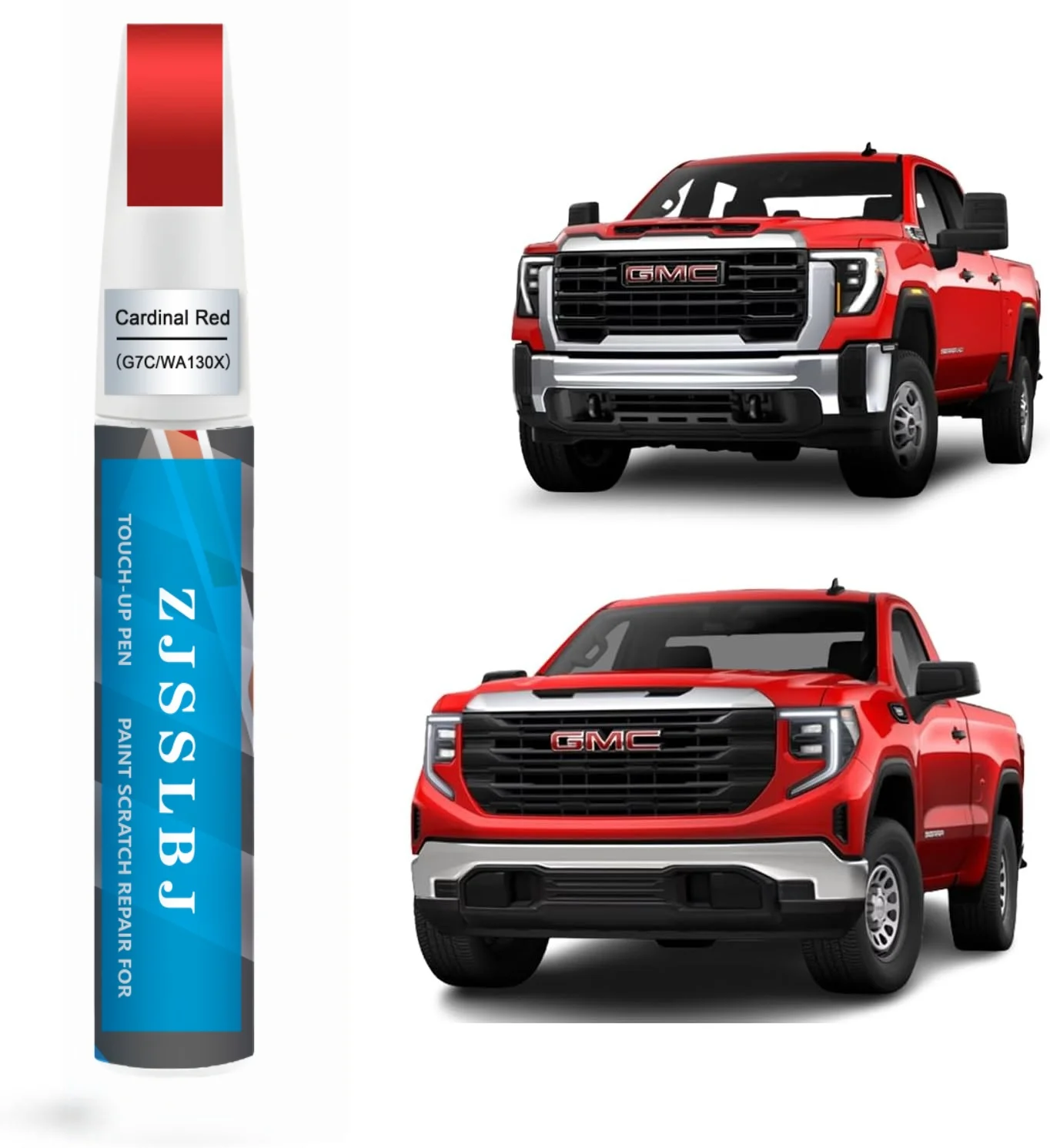 

Car Touch Up Paint(Cardinal Red(G7C/WA130X)) for GMC, Car Paint Scratch Repair Kit, Quick & Easy Solution to Repair, 2 in 1 Scra
