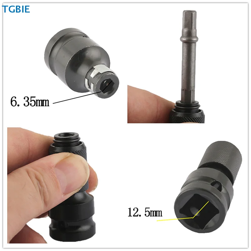 

[TL][TL] От 1/2 дюйма до шестигранного ключа с трещоткой 1/4 дюйма, торцевой адаптер, гаечный ключ, ударный инструмент