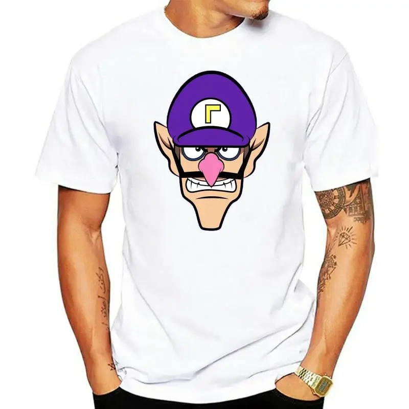 تي شيرت رجالي Waluigi تي شيرت مطبوع تي شيرت تي شيرت علوي