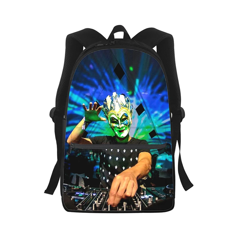 

DJ Boris Brejcha Men Women Backpack 3D Print Fashion Student School Bag Laptop Backpack Kids Travel Shoulder Bag