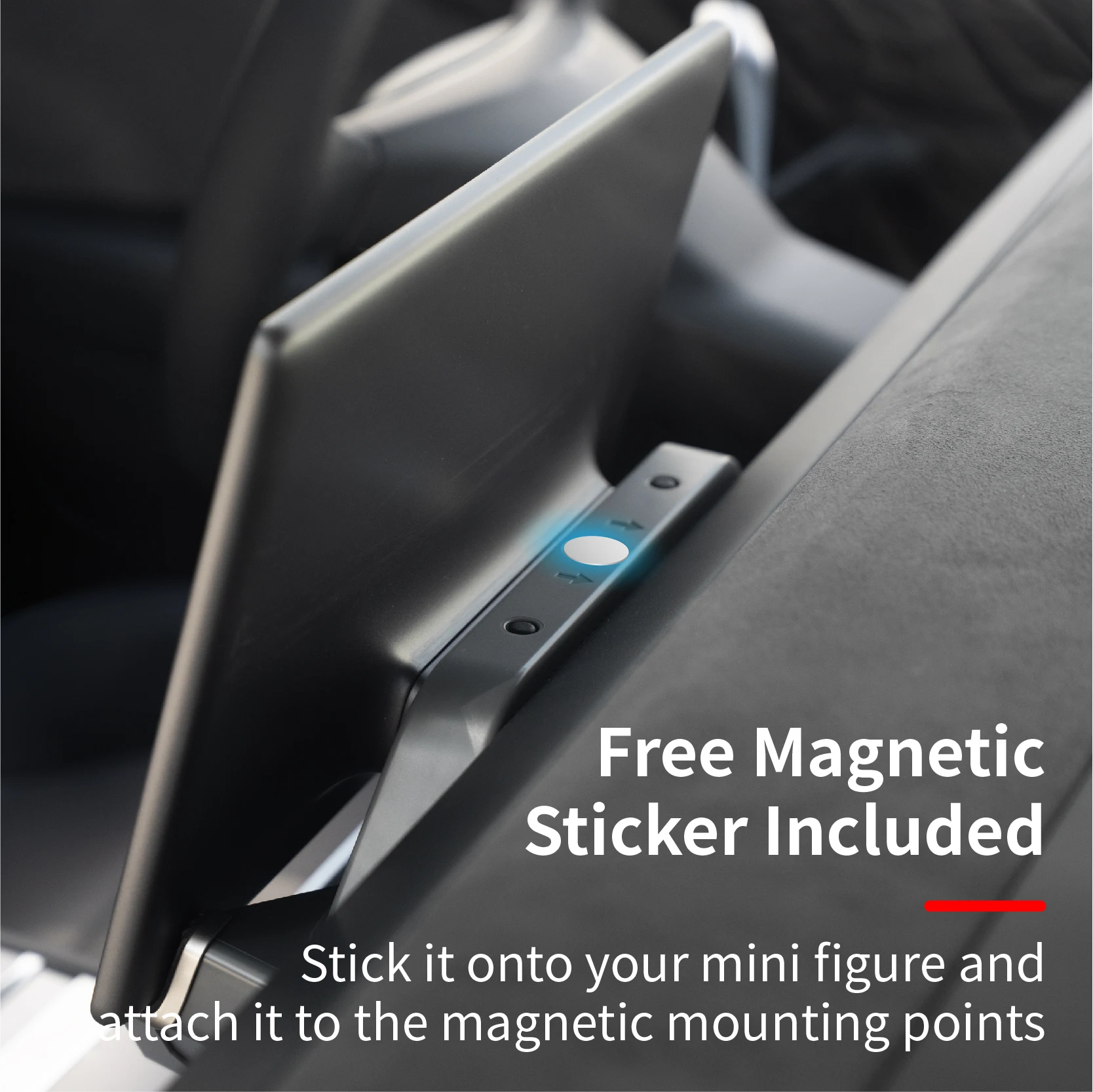 For Tesla Model Y Juniper/Model YL/Model 3 Highland/2025-26 Cybertruck Style Center Console Magnetic Storage Box Accessories