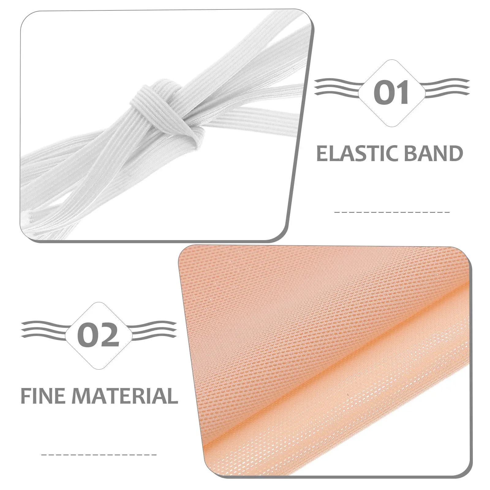 5Pcs Bjd DIY Cap Stretchy Inner Net Protective Hair Base Custom Hair Styling Tools Costume Base Liner Cap