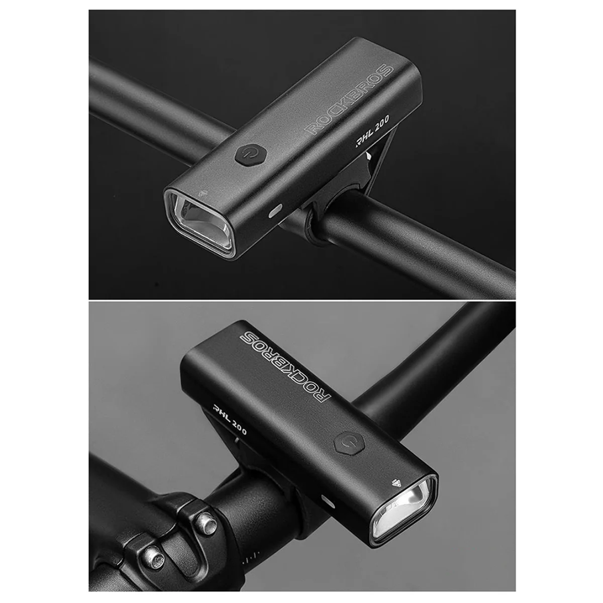 FTXQ ROCKBROS Fahrrad Licht Aluminium Legierung Typ-C Lade Smart Fahrrad Front Licht Suspension Version LED Licht RHL400