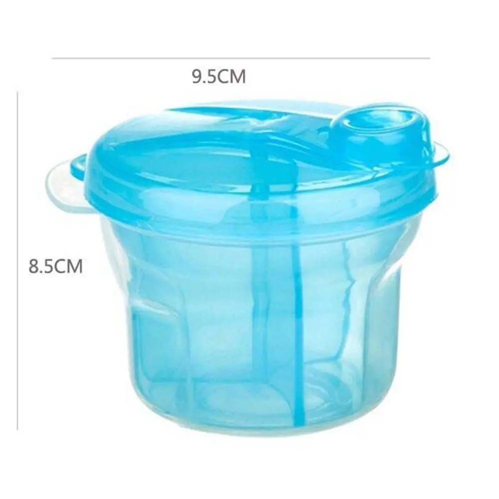 3 Grid Snacks Box Feeding Baby Food Storage Milk Powder Storage Box Food Container Toddler Travel Bottle