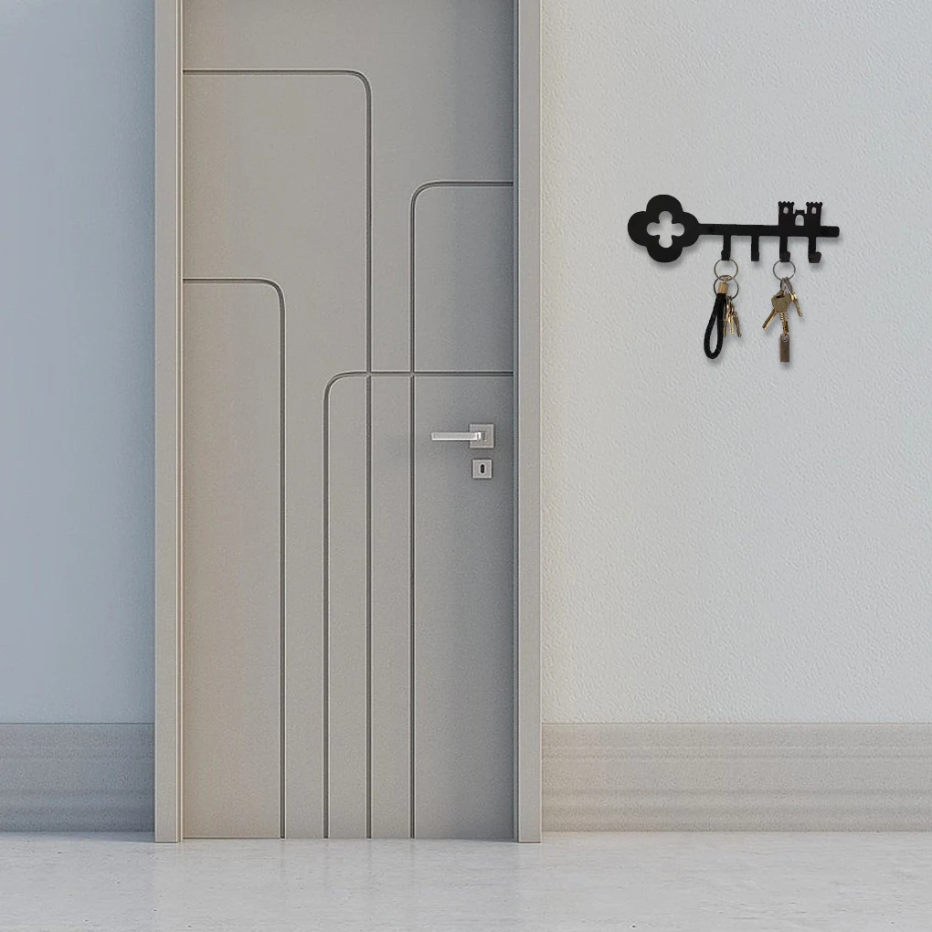 Wall Mounted Iron Key Holder Convenient And Practical Solution For Key Organization Wide Application