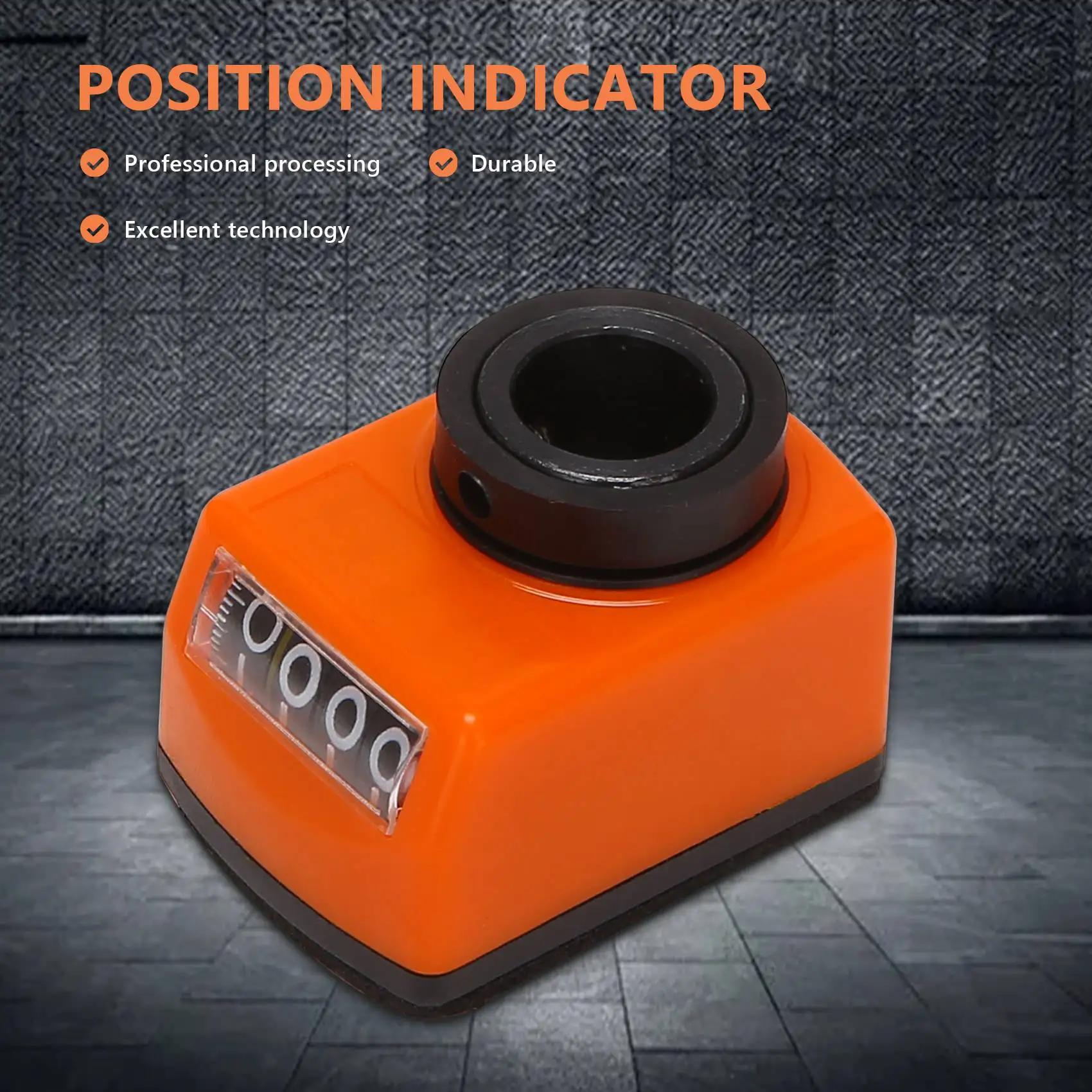 Contador indicador de posición de 14mm, pantalla de posición de 4 dígitos, indicador de posición Digital, máquina herramienta, contador Industrial, 1 Uds.