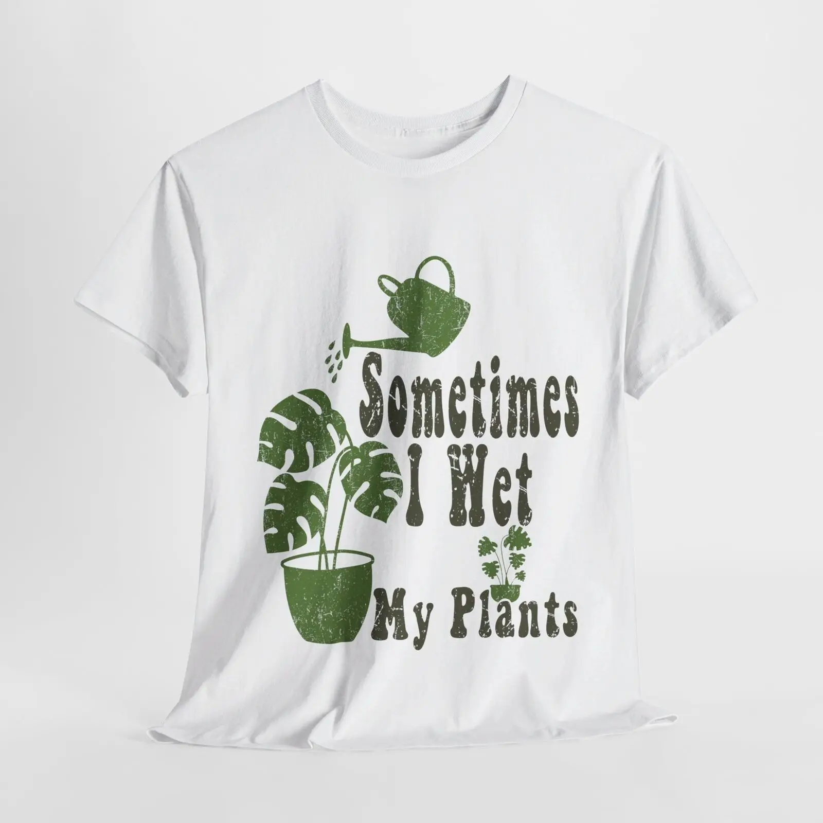 Sometimes I Wet My Plants Shirt Funny Gardening Unisex T-Shirt