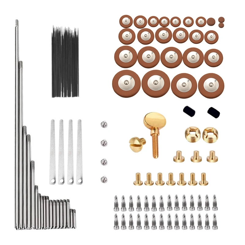 119Pcs/Set Alto Sax Saxophone Repair Parts Screws + Saxophone Springs Kit DIY Tool Woodwind Instrument Accessories