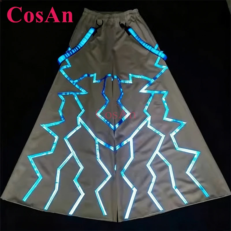 

Брюки CosAn New Patterns Ghost Dance White Pants Melbourne Shuffle Phat Pants, расклешенные брюки с ярким светоотражающим эффектом, унисекс