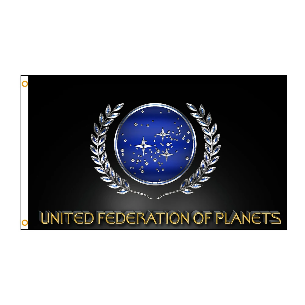 United Federation Of Planets Flag For Decoration，90*150cm