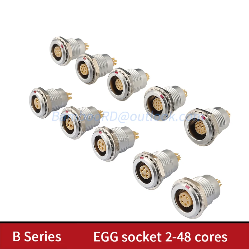 EGG.00.302 EGG.0B Złącze samozaciskowe typu push-pull ECG EHG EGG 2-pinowe 3-pinowe 4-pinowe 5-pinowe 6-pinowe 7-pinowe 9-pinowe 12-pinowe gniazdo żeńskie EEG