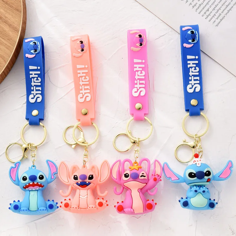 

Оптовая продажа Lilo & Stitch Toys Аниме Stitch Брелок Рюкзак Брелки Кукла Брелок Kawaii Ангел Брелок Милый Брелок Для Ключей Подарок Девушке
