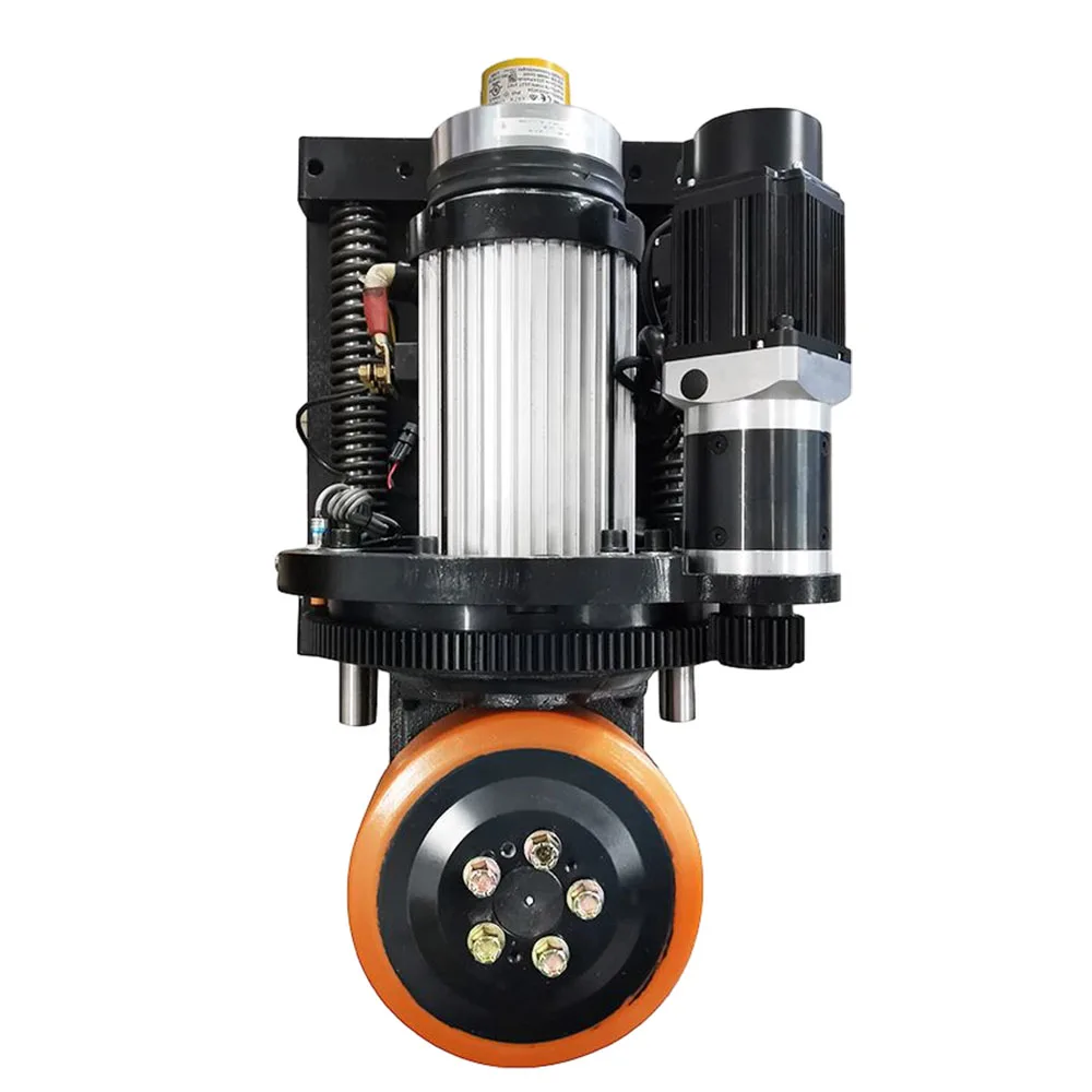 High Power 2500W Encoder Wheel Amr Forklift Parts Robot AGV Drive Wheel With Steering Motor For Warehouse Agv Amr Robot