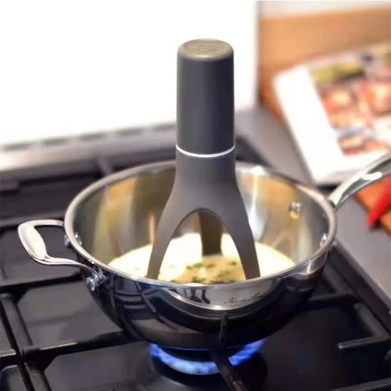 Batedor Triangular Automático - Batedor Elétrico de Ovos e Misturador de Cozinha Sem Fio para Assar, Cozinhar e Bater Creme