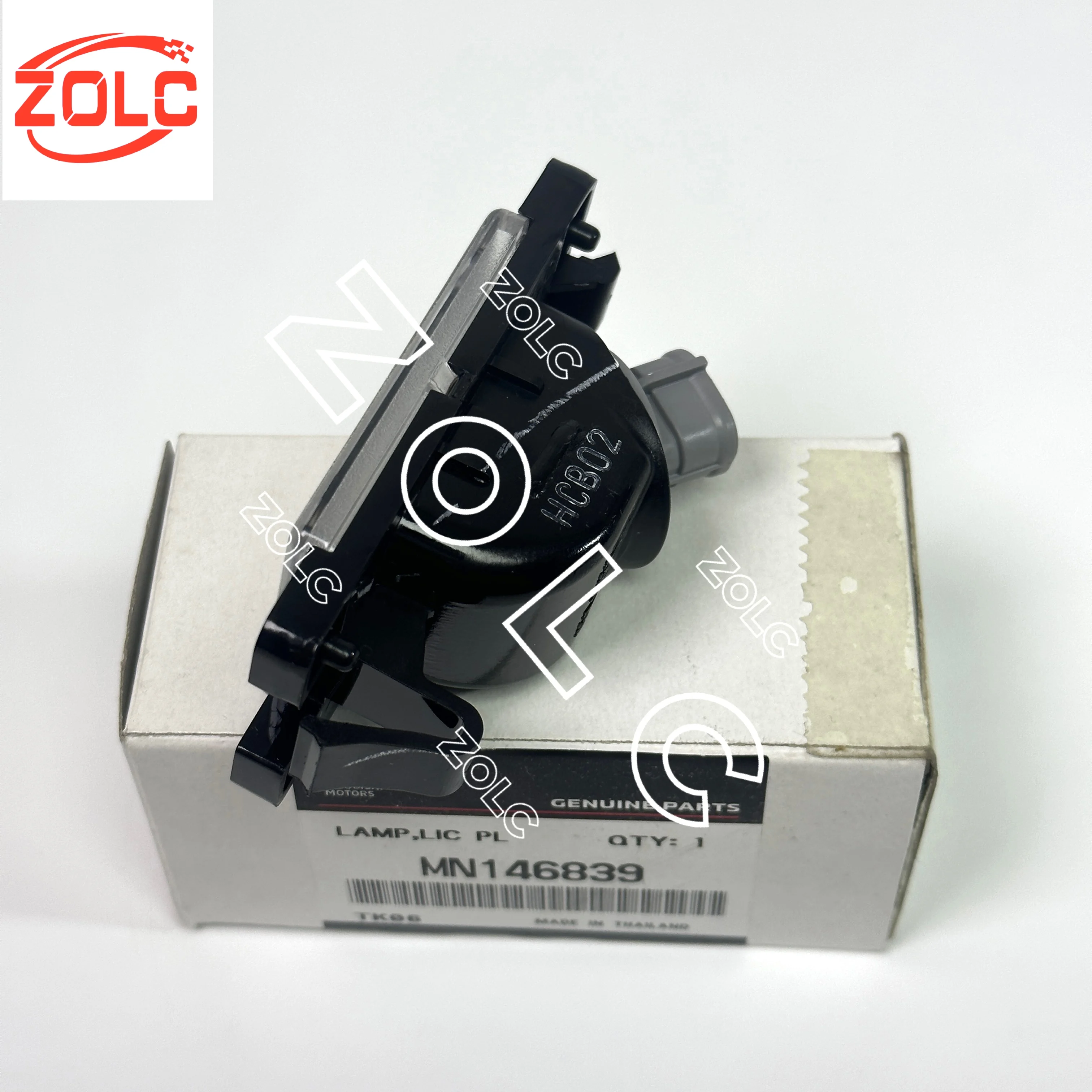 New Genuine Rear License Plate Light Lamp Housing With Bulb