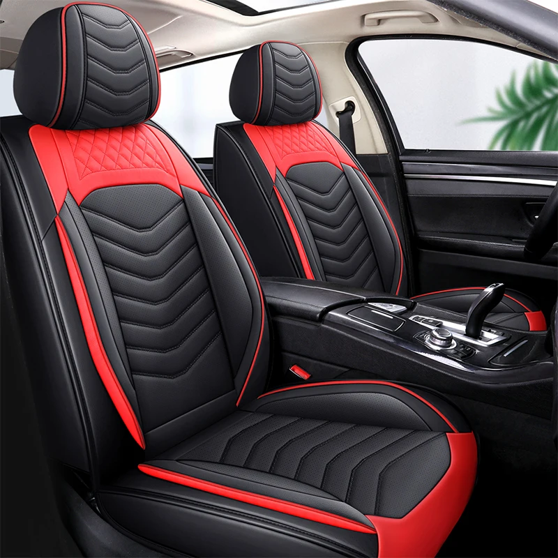 BHUAN Car Seat Cover Leather For Jaguar Models F-PACE XJL XEL XF XE F-TYPE XK XFL E-PACE I-PACE Auto Styling Accessories