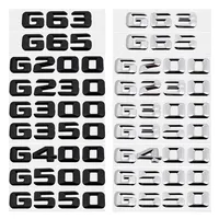 Modified Car Letter Sticker Trunk Tail Badge Emblem for Mercedes Benz G Class G63 G65 G200 G230 G300 G350 G400 G500 G550