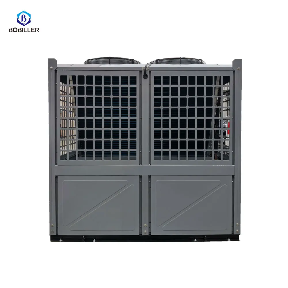 Swimming pool heat pump 90kw 100kw air source unit to make cold water or heating water constant temperature pool equipment