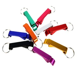 1PCS Aluminum Alloy 4 in 1 Portable Beer Bottle Opener Key Ring Chain Keyring Keychain Metal Beer Bar Tool Claw Gift